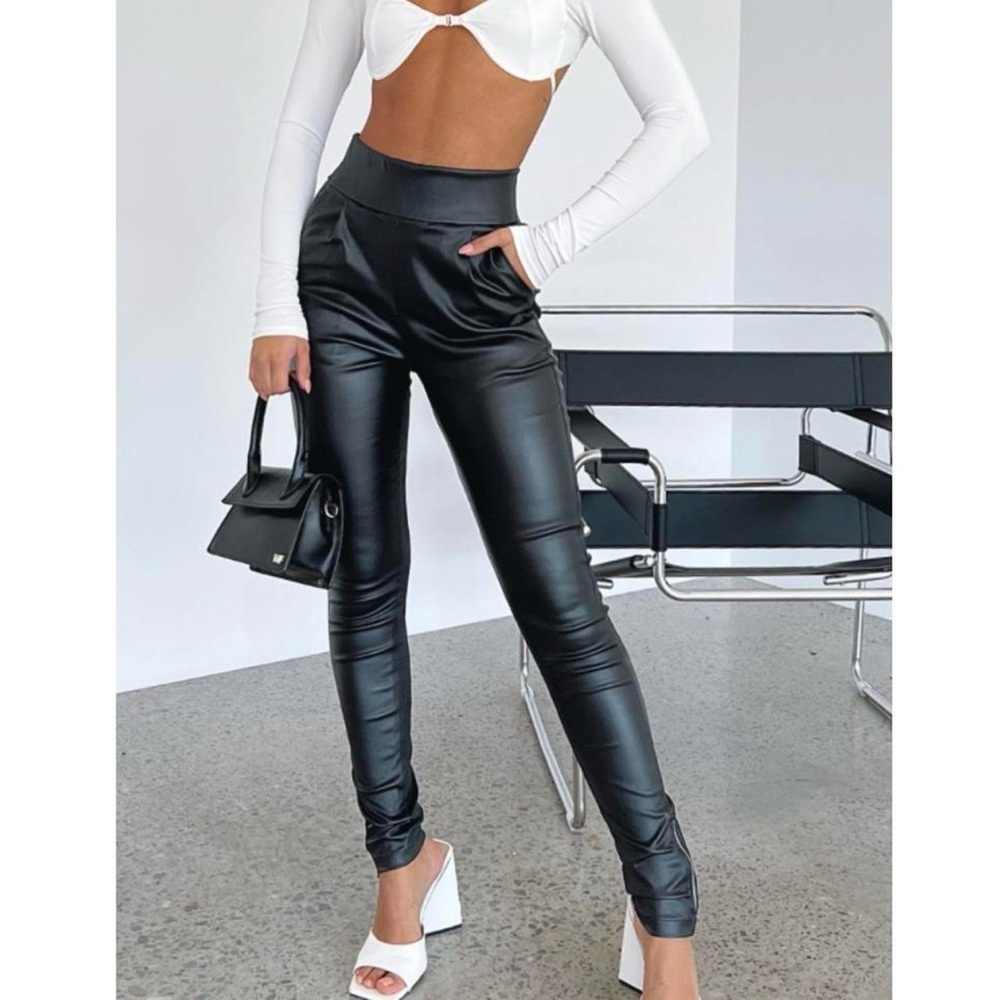 WHITE FOX Leather Pants